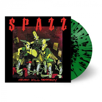 Spazz - Crush Kill Destroy LP (green black splatter vinyl)