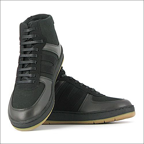 Veg Supreme Hemp Hi Top Sneaker (Schwarz)