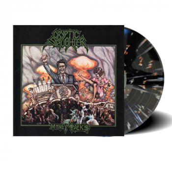 Cryptic Slaughter - Money Talks LP (splattered vinyl)