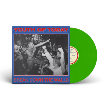 Youth Of Today - Break Down The Walls LP (lime green vinyl)