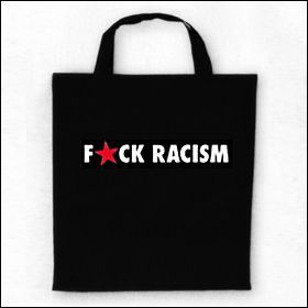 Fuck Racism - Logo Tasche (Henkel kurz)