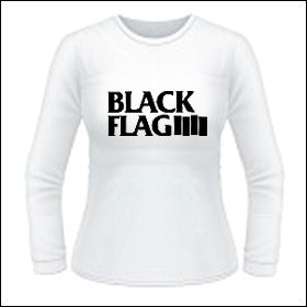Black Flag - Logo Girlie Longsleeve