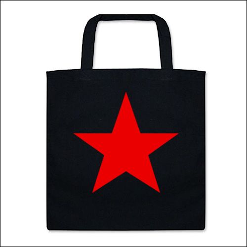 Roter Star - Tasche (Henkel kurz)