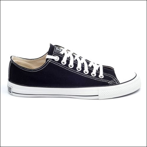 Fair Trainer Classic Low Top Sneaker schwarz/ weiß