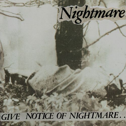 Nightmare - Give Notice Of Nightmare LP (gelbes vinyl)