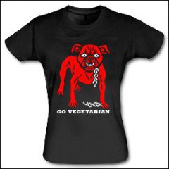 Go Vegetarian - Girlie Shirt