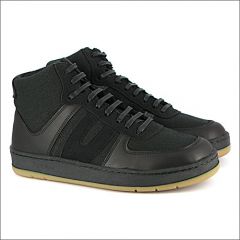 Veg Supreme Hemp Hi Top Sneaker (Black)