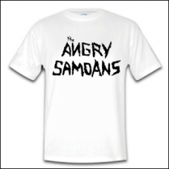 Angry Samoans - Logo Shirt weiss (reduziert)