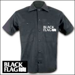 Black Flag - Logo Workershirt