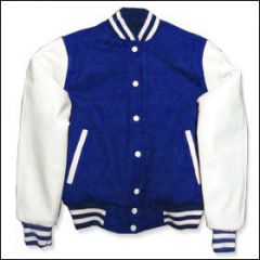 College Jacket Girls Blue/White