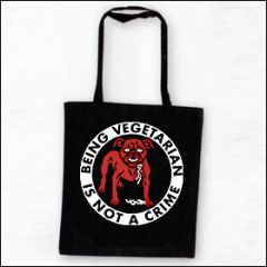 Being Vegetarian Is Not A Crime - Bag (long handle)
