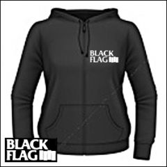 Black Flag - Logo Girlie Zipper Black Flag - Logo Girlie Zipper